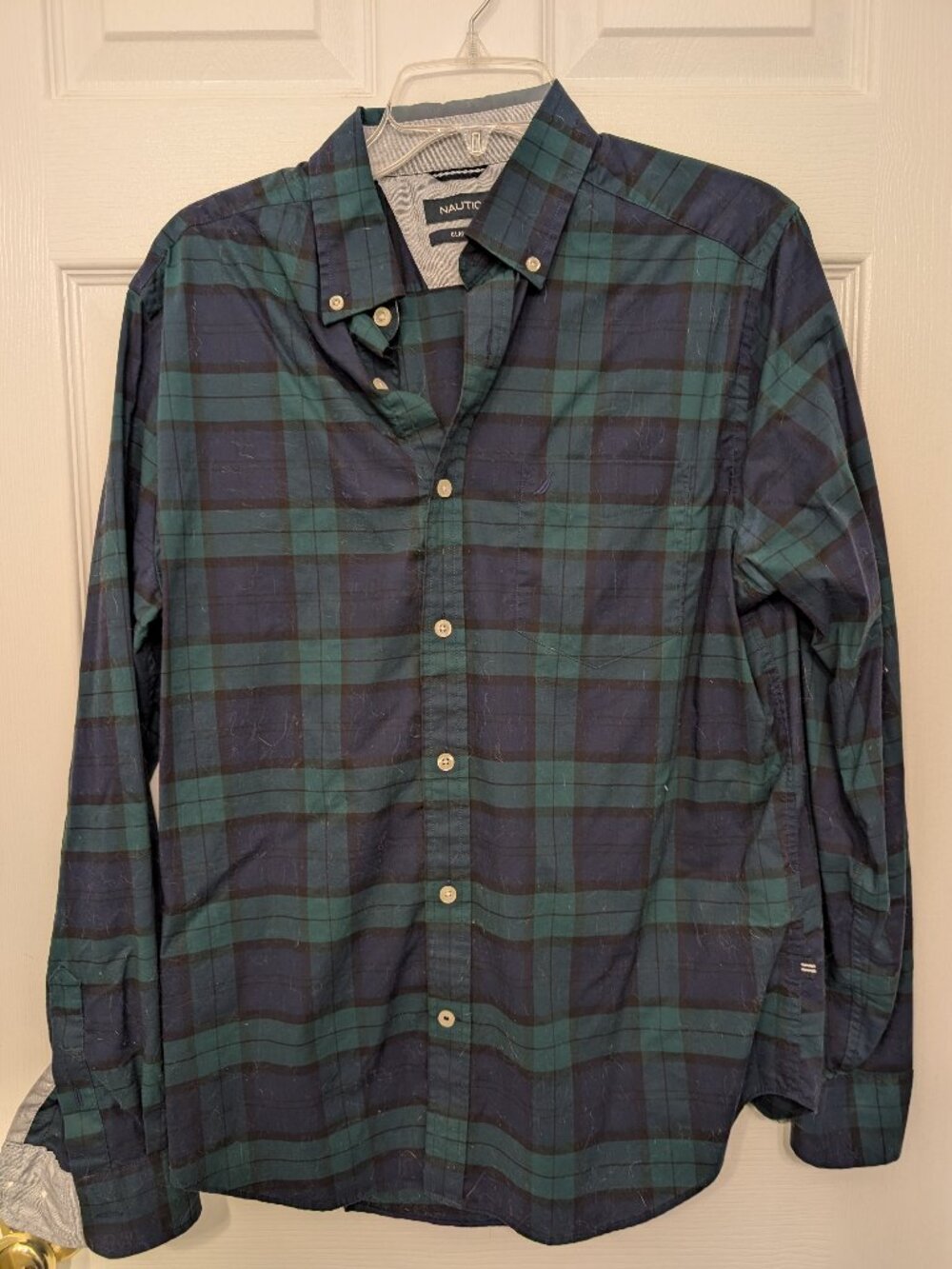 Nautica M Blue/Green Plaid